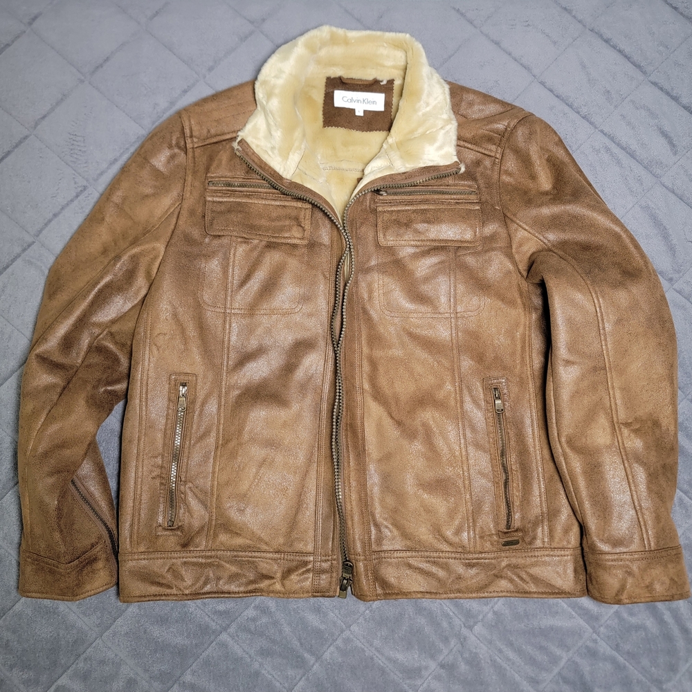 Calvin Klein Men's Tan Jacket
